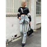 レイヤージャストウエストフレアージーンズ | EMODA | 詳細画像4