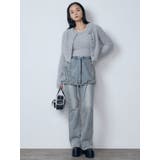 レイヤージャストウエストフレアージーンズ | EMODA | 詳細画像49