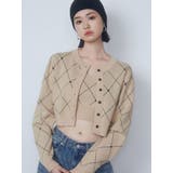 ベージュ | ジャガードツインニット | EMODA