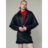 フェイクレザーボアブルゾン | EMODA | 詳細画像25 
