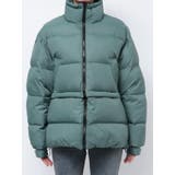 ブルー | スタンド2WAYダウンブルゾン | EMODA