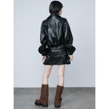 スペイシーマークショートブルゾン | EMODA | 詳細画像10 