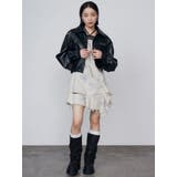 スペイシーマークショートブルゾン | EMODA | 詳細画像19 