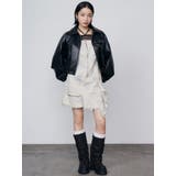 スペイシーマークショートブルゾン | EMODA | 詳細画像20 