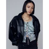 スペイシーマークショートブルゾン | EMODA | 詳細画像48 