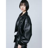 スペイシーマークショートブルゾン | EMODA | 詳細画像5 