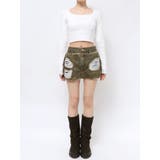 レイヤーリップドデニムミニスカート | EMODA | 詳細画像47 