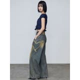 グラフィックルーズジーンズ | EMODA | 詳細画像6 