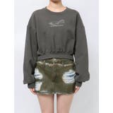 グレー | STONE LOGO SHORT SWEAT | EMODA