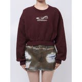 レッド | STONE LOGO SHORT SWEAT | EMODA