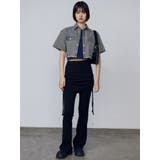 レイヤースカートフィットフレアパンツ | EMODA | 詳細画像3