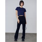 レイヤースカートフィットフレアパンツ | EMODA | 詳細画像6