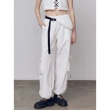 ホワイト | ナイロンドッキングパンツ | EMODA