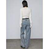 ルーズワイドハイウエストジーンズ | EMODA | 詳細画像23 