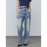 ルーズワイドハイウエストジーンズ | EMODA | 詳細画像3 