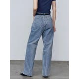 ルーズワイドハイウエストジーンズ | EMODA | 詳細画像5 