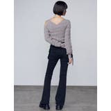 ハングリボンフレアハイウエストパギンス | EMODA | 詳細画像17 