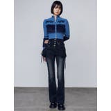 ハングリボンフレアハイウエストパギンス | EMODA | 詳細画像18 