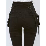 ハングリボンフレアハイウエストパギンス | EMODA | 詳細画像5 