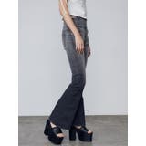 カットアウトハイウエストフレアパギンス | EMODA | 詳細画像10 