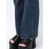 カットアウトハイウエストフレアパギンス | EMODA | 詳細画像20 