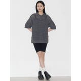 【VEQUM】OPEN WORK POLO KNIT | EMODA | 詳細画像18 