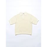 【VEQUM】OPEN WORK POLO KNIT | EMODA | 詳細画像21 