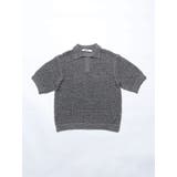 【VEQUM】OPEN WORK POLO KNIT | EMODA | 詳細画像22 