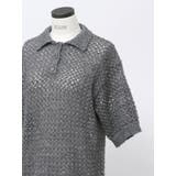 【VEQUM】OPEN WORK POLO KNIT | EMODA | 詳細画像28 