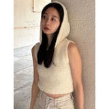 シャギーフードニットタンクトップ | EMODA | 詳細画像11