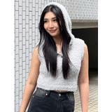 シャギーフードニットタンクトップ | EMODA | 詳細画像17