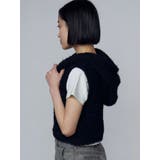 シャギーフードニットタンクトップ | EMODA | 詳細画像37