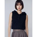 シャギーフードニットタンクトップ | EMODA | 詳細画像41