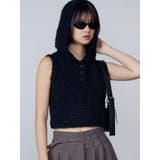 シャギーフードニットタンクトップ | EMODA | 詳細画像44