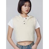 シャギーフードニットタンクトップ | EMODA | 詳細画像49