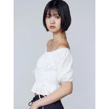 2WAYギャザーショルダートップ | EMODA | 詳細画像3