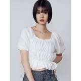 2WAYギャザーショルダートップ | EMODA | 詳細画像7