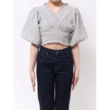 グレー | SHIRRING MINI TOP | EMODA