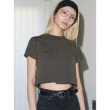 【VEQUM】DAMAGE CROPPED T SHIRT | EMODA | 詳細画像6 