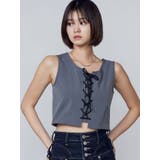 レースアップナイロントップス | EMODA | 詳細画像16