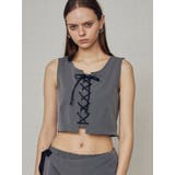 レースアップナイロントップス | EMODA | 詳細画像23