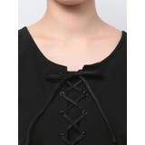 レースアップナイロントップス | EMODA | 詳細画像30