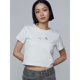 ロゴグラデーションミニマルTシャツ | EMODA | 詳細画像11