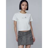 ロゴグラデーションミニマルTシャツ | EMODA | 詳細画像12
