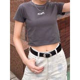 ロゴグラデーションミニマルTシャツ | EMODA | 詳細画像3