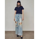 ロゴグラデーションミニマルTシャツ | EMODA | 詳細画像34