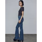 ロゴグラデーションミニマルTシャツ | EMODA | 詳細画像39