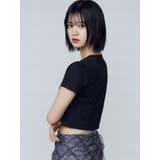 スプレーロゴミニマルTシャツ | EMODA | 詳細画像24 