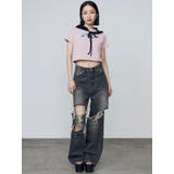 スプレーロゴミニマルTシャツ | EMODA | 詳細画像5 