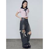 スプレーロゴミニマルTシャツ | EMODA | 詳細画像6 